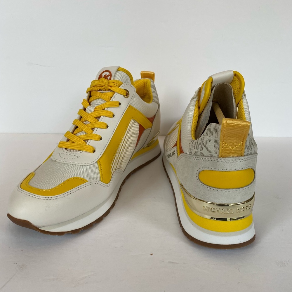 MICHAEL KORS Wilma Trainer Canvas sneaker Size:7.5 - Picture 9 of 12